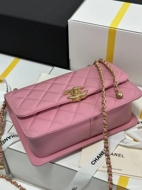 First Bag Ru - 12×19×8cm FLAP BAG CHANEL 0807